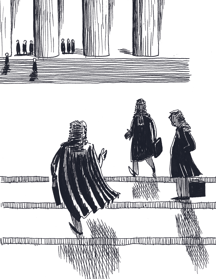 محاكمة بن بريك في قضية المس بالقضاء في تونس: قاضي الحريات حين يكون الخصم والحكم