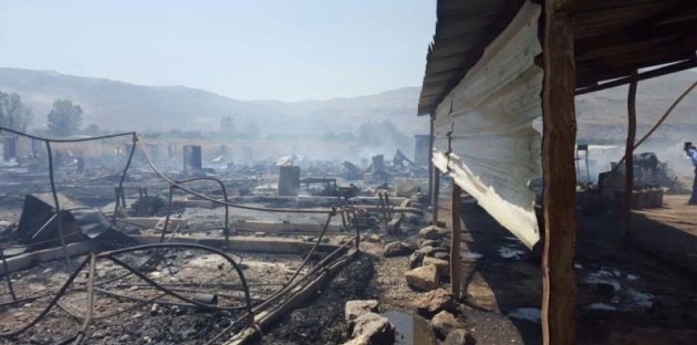 حريقان في مخيمات للاجئين خلال ثلاثة أيام، وتجاوب إنساني استثنائي